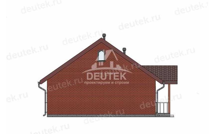 Проект жилого одноэтажного дома с двумя спальнями - LK-282