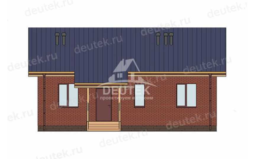 Проект жилого одноэтажного дома в современном стиле - LK-291