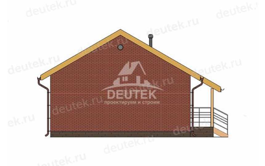 Проект жилого одноэтажного дома в современном стиле - LK-291