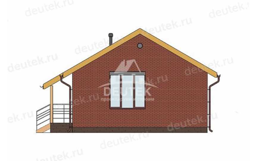 Проект жилого одноэтажного дома в современном стиле - LK-291
