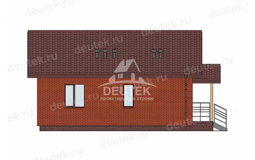 Проект жилого одноэтажного дома с двумя спальнями - LK-293