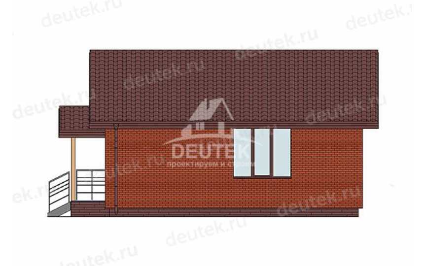 Проект жилого одноэтажного дома с двумя спальнями - LK-293