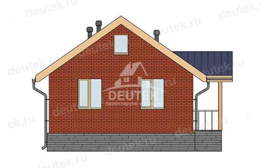 Проект дачного одноэтажного дома с площадью до 50 кв м - LK-295