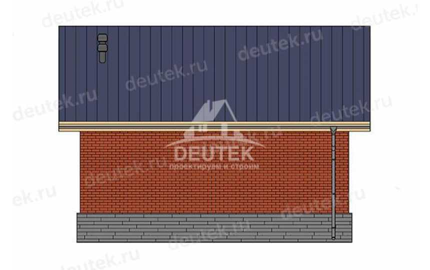 Проект дачного одноэтажного дома с площадью до 50 кв м - LK-295