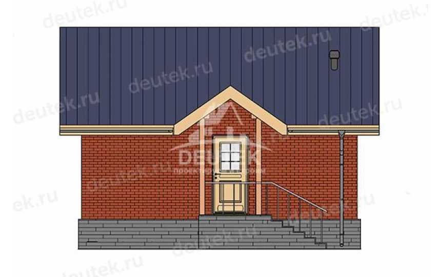 Проект дачного одноэтажного дома с площадью до 50 кв м - LK-295