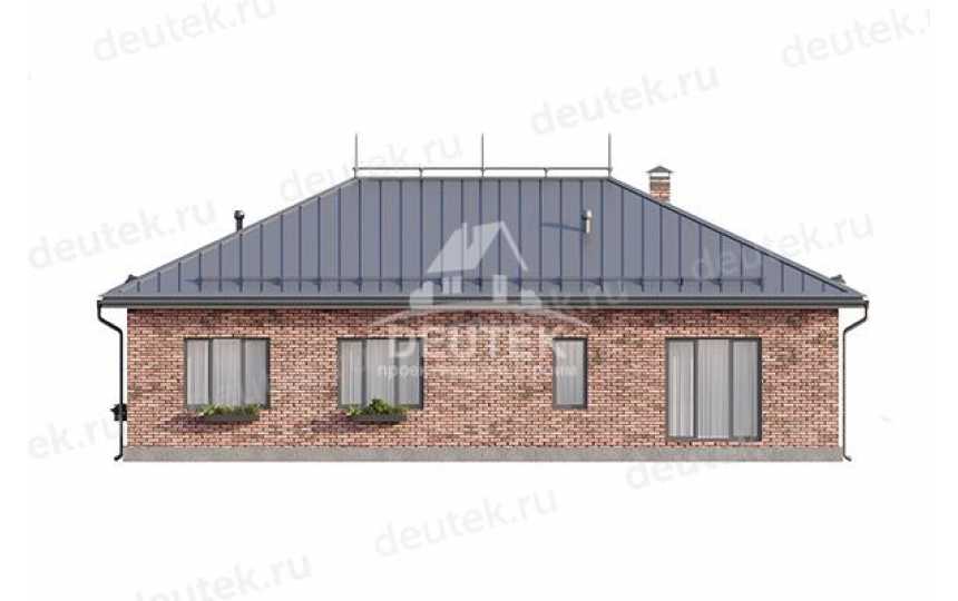 Проект жилого одноэтажного дома с кабинетом - LK-300