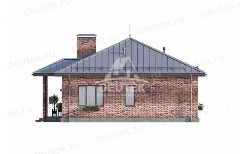 Проект жилого одноэтажного дома с кабинетом - LK-300