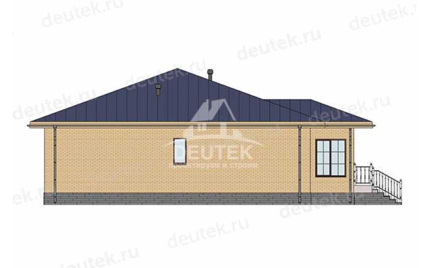 Проект дачного одноэтажного дома из керамических блоков - LK-302