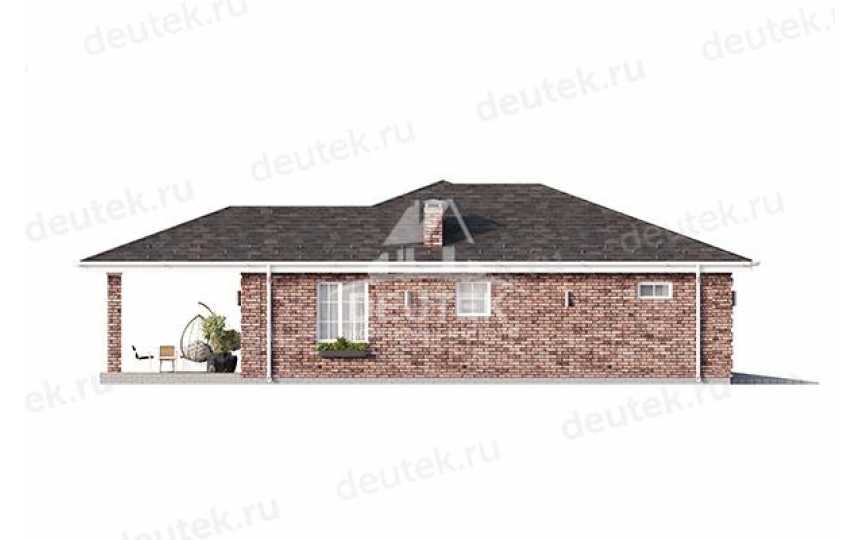 Проект загородного одноэтажного дома с двухместным гаражом - LK-306