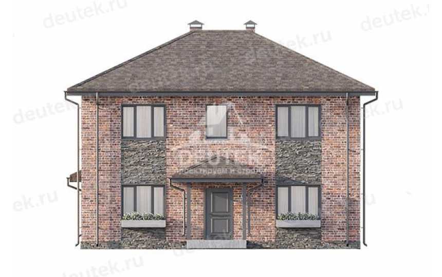 Проект жилого двухэтажного дома с пятью спальнями - LK-311