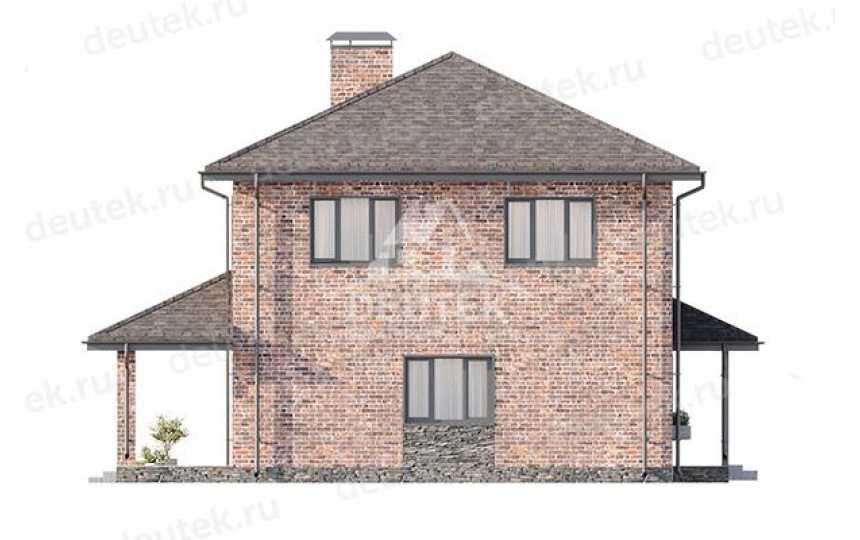 Проект жилого двухэтажного дома с пятью спальнями - LK-311