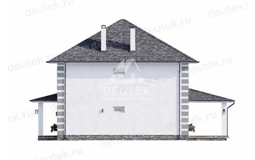 Проект узкого одноэтажного дома с площадью 150 кв м - LK-313
