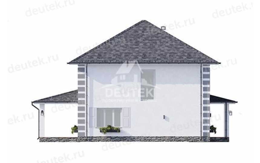 Проект узкого одноэтажного дома с площадью 150 кв м - LK-313