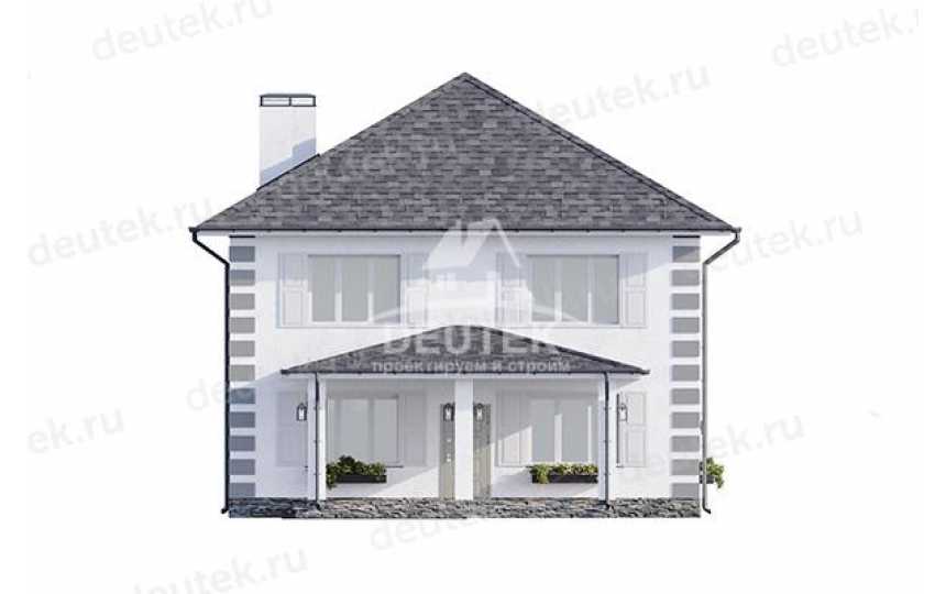 Проект узкого одноэтажного дома с площадью 150 кв м - LK-313