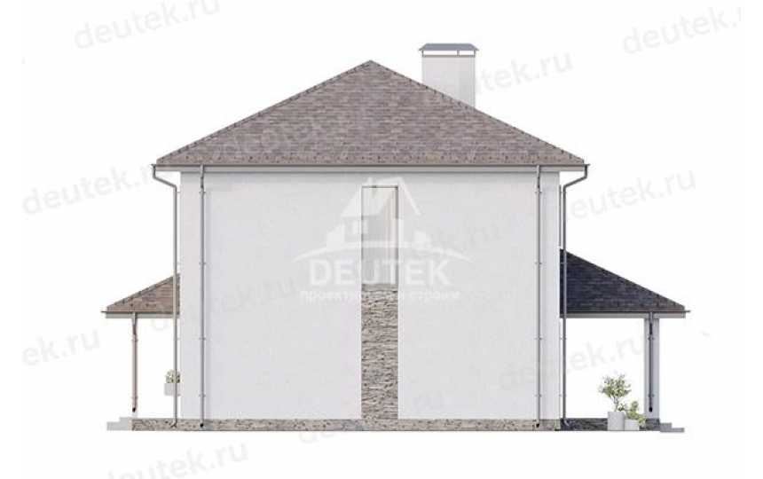 Проект жилого двухэтажного дома с размерами 13 м на 10 м - LK-316