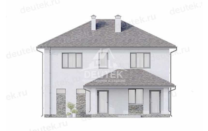 Проект жилого двухэтажного дома с размерами 13 м на 10 м - LK-316