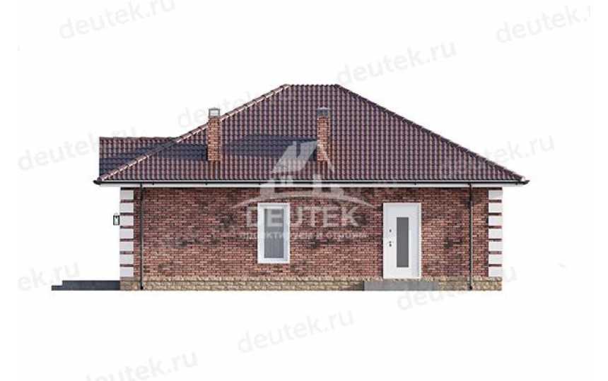 Проект жилого одноэтажного дома с площадью до 100 кв м - LK-318