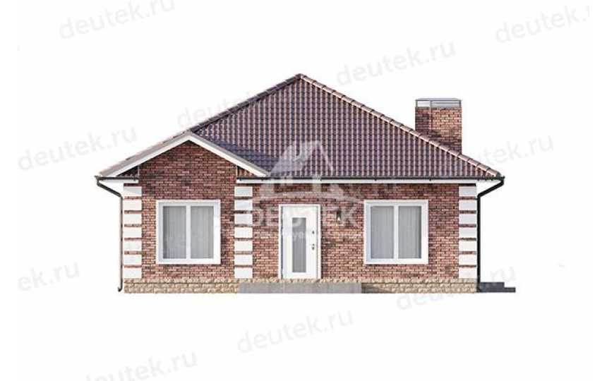 Проект жилого одноэтажного дома с площадью до 100 кв м - LK-318