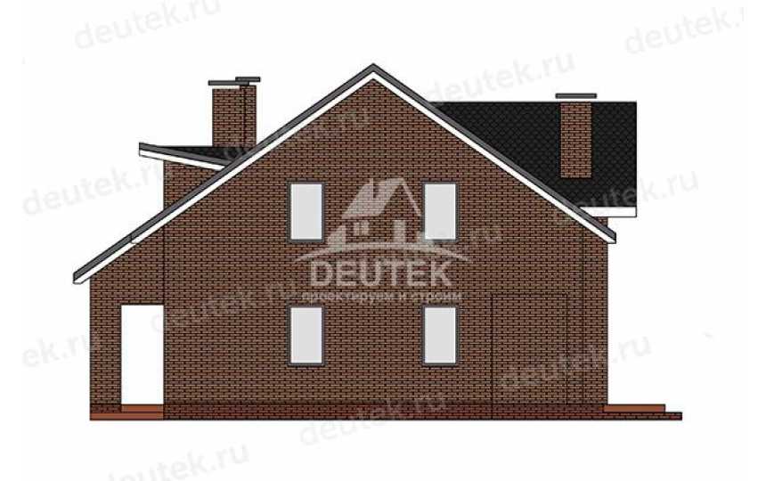 Проект загородного двухэтажного дома с размерами 10 м на 14 м - LK-330