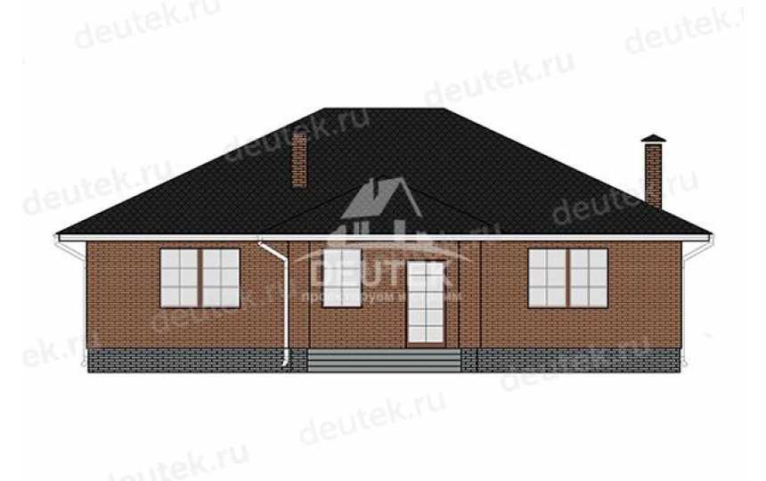 Проект жилого одноэтажного дома с площадью до 150 кв м - LK-333