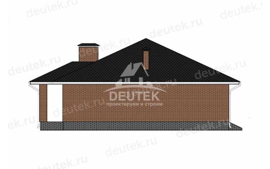 Проект жилого одноэтажного дома с площадью до 150 кв м - LK-333