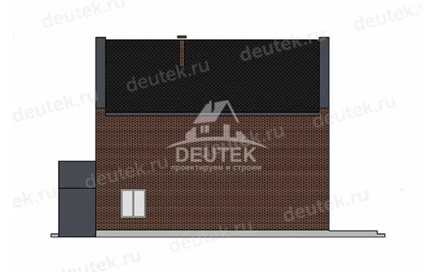 Проект узкого двухэтажного дома с размерами 16 м на 8 м - LK-337