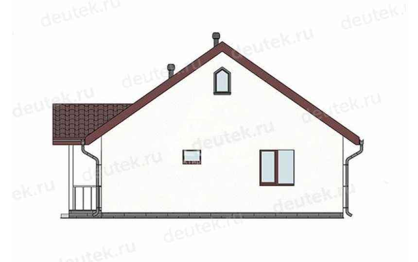 Проект жилого одноэтажного дома из газобетона - LK-338