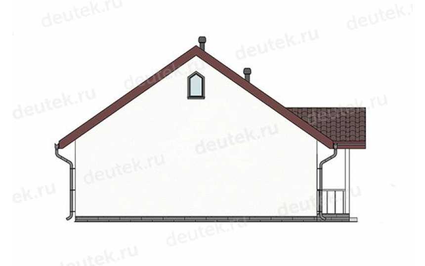 Проект жилого одноэтажного дома из газобетона - LK-338