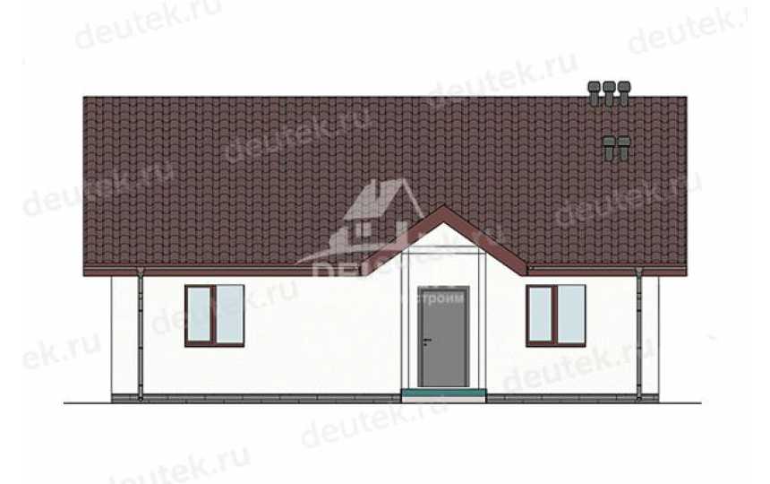 Проект жилого одноэтажного дома из газобетона - LK-338