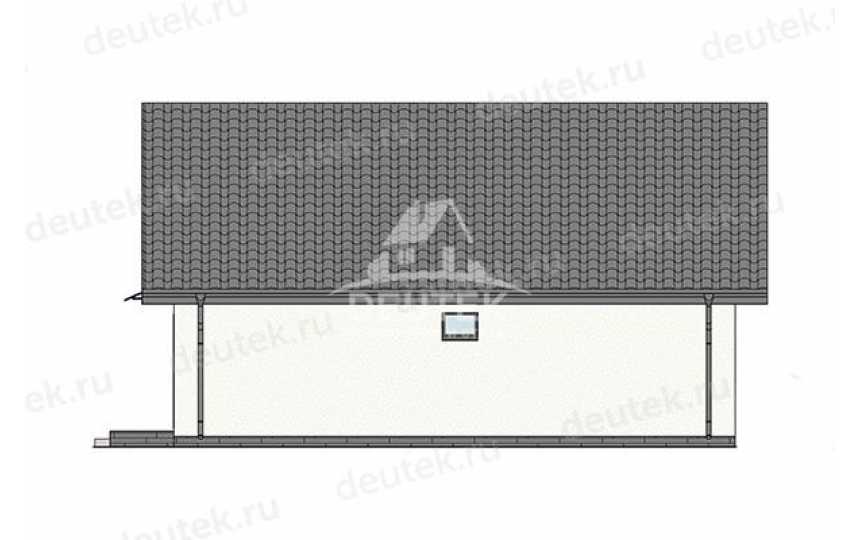 Проект дачного одноэтажного дома с террасой - LK-339