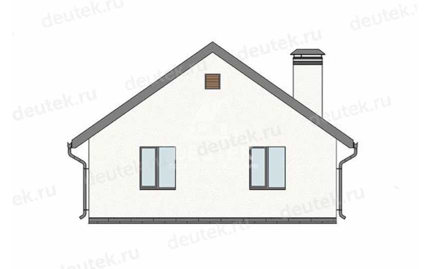 Проект дачного одноэтажного дома с террасой - LK-339