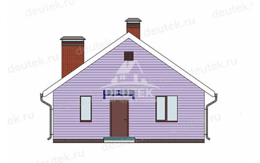 Проект жилого одноэтажного дома с площадью до 100 кв м - LK-342