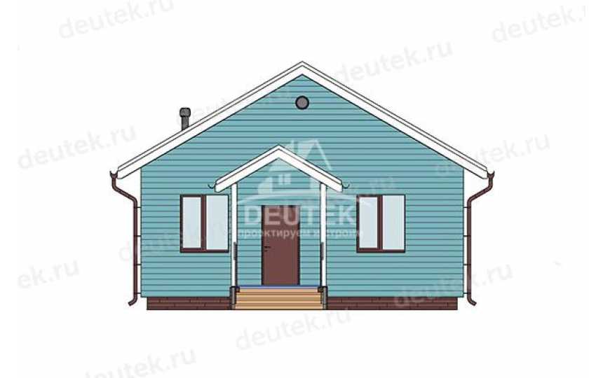 Проект жилого одноэтажного дома с площадью до 100 кв м - LK-347