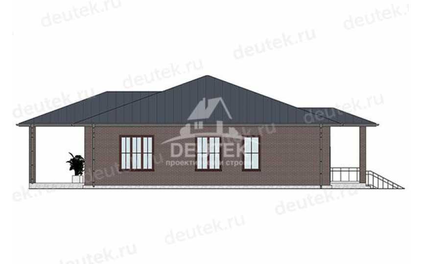Проект узкого двухэтажного дома с кабинетом - LK-354
