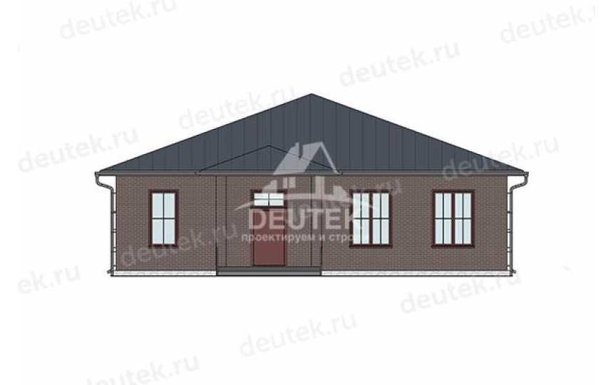 Проект узкого двухэтажного дома с кабинетом - LK-354