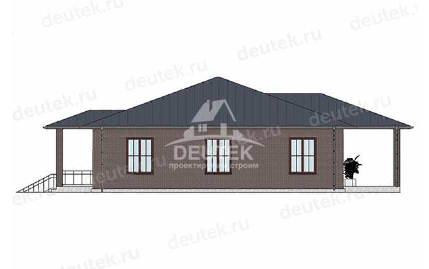 Проект узкого двухэтажного дома с кабинетом - LK-354