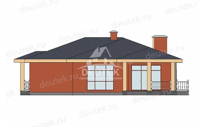 Проект загородного одноэтажного дома с площадью до 150 кв м - LK-359