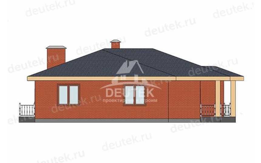 Проект загородного одноэтажного дома с площадью до 150 кв м - LK-359