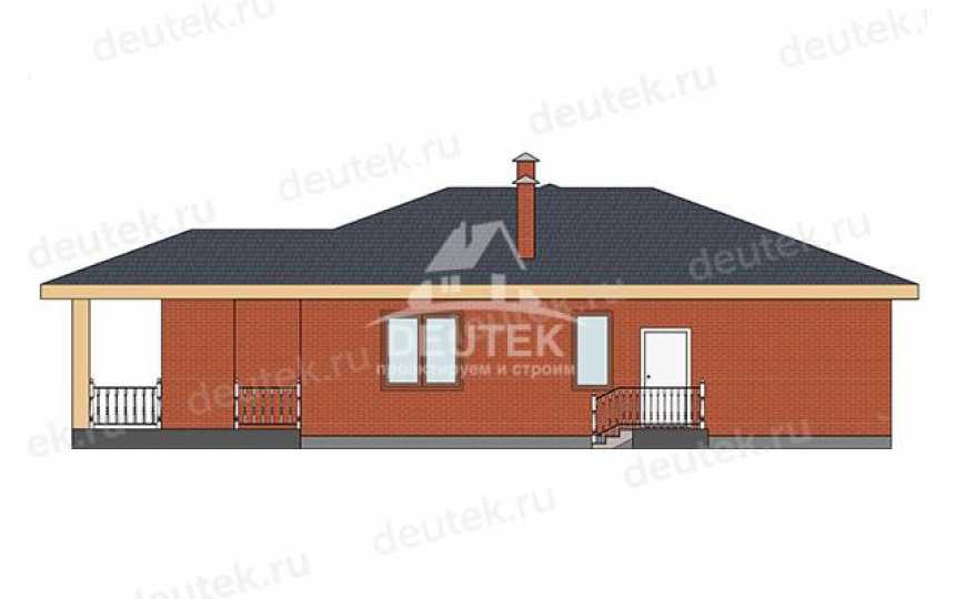 Проект загородного одноэтажного дома с площадью до 150 кв м - LK-359