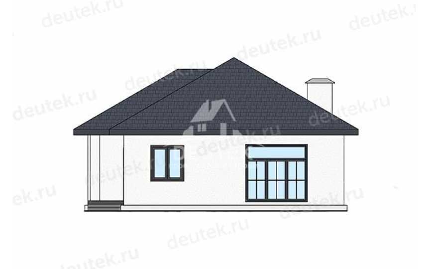 Проект дачного одноэтажного дома с размерами 14 м на 11 м - LK-360