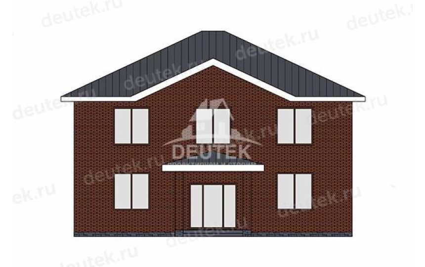 Проект загородного двухэтажного дома с четырьмя спальнями - LK-361