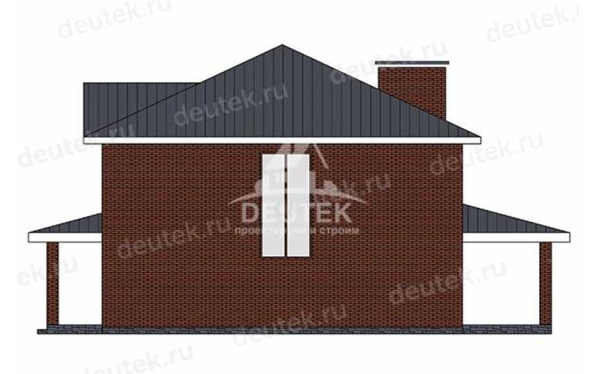 Проект загородного двухэтажного дома с четырьмя спальнями - LK-361