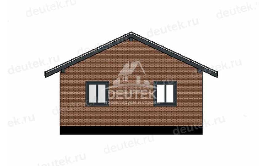 Проект дачного одноэтажного дома с площадью до 100 кв м - LK-367