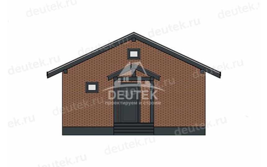 Проект дачного одноэтажного дома с площадью до 100 кв м - LK-367