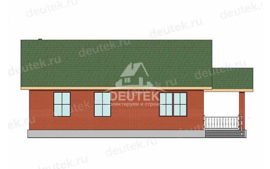 Проект жилого одноэтажного дома с площадью до 150 кв м - LK-371