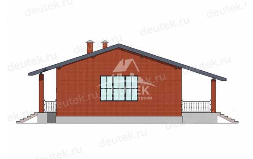 Проект загородного одноэтажного дома с размерами 16 м на 18 м - LK-372
