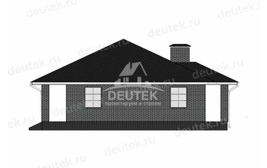 Проект жилого одноэтажного дома с площадью до 150 кв м - LK-387