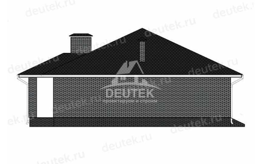 Проект жилого одноэтажного дома с площадью до 150 кв м - LK-387