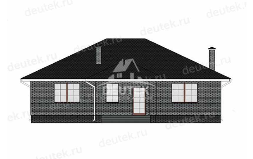 Проект жилого одноэтажного дома с площадью до 150 кв м - LK-387