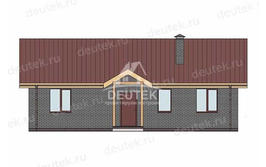 Проект загородного одноэтажного дома с площадью до 100 кв м - LK-400